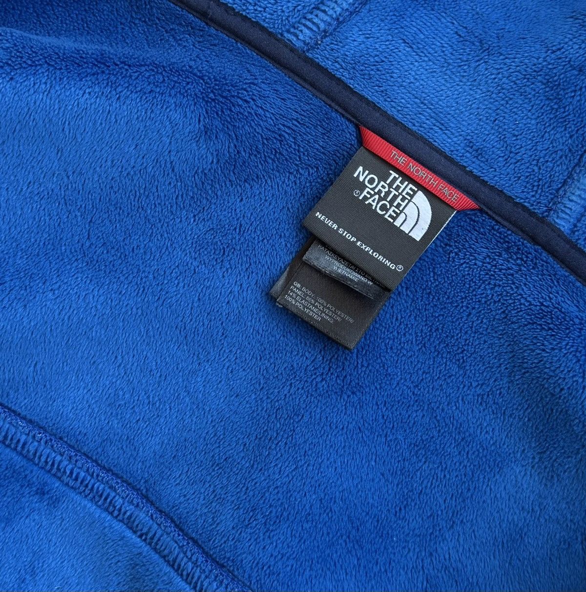 The North Face The North Face Gordon Lyons Hoodie Blue Knit Fleece Jacket Size US L / EU 52-54 / 3 - 12 Thumbnail