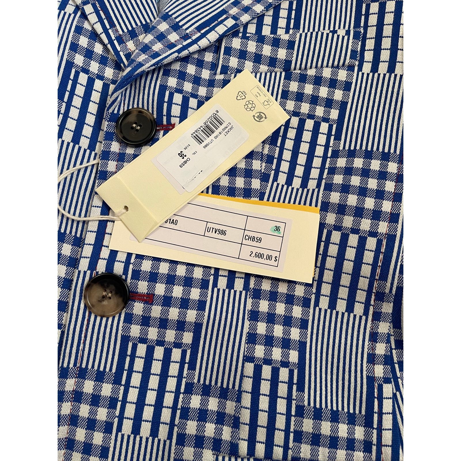 Marni Marni Blazer in Bluette, Size: 36 IT, NWT MSRP $2,600 Size XS / US 0-2 / IT 36-38 - 12 Thumbnail