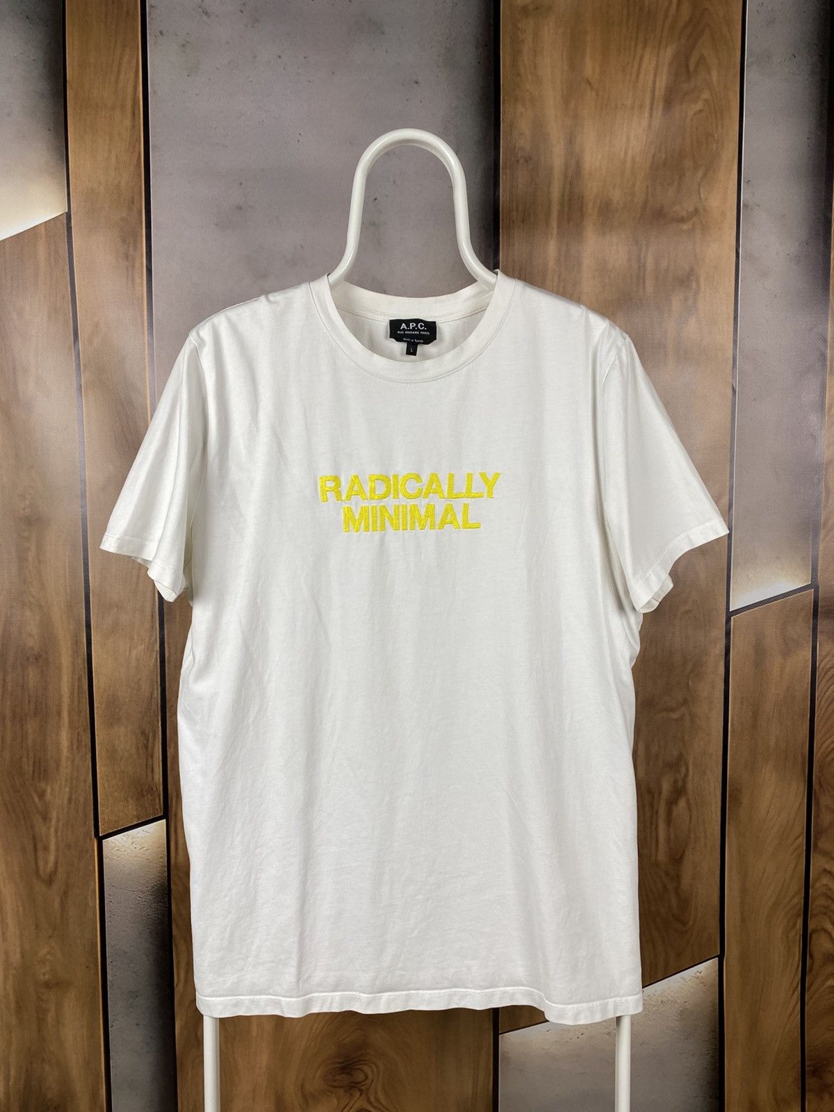 A.P.C. ☄️T-Shirt A.P.C Rue Madame Paris Radically Minimal Tee☄️ Size US L / EU 52-54 / 3 - 1 Thumbnail
