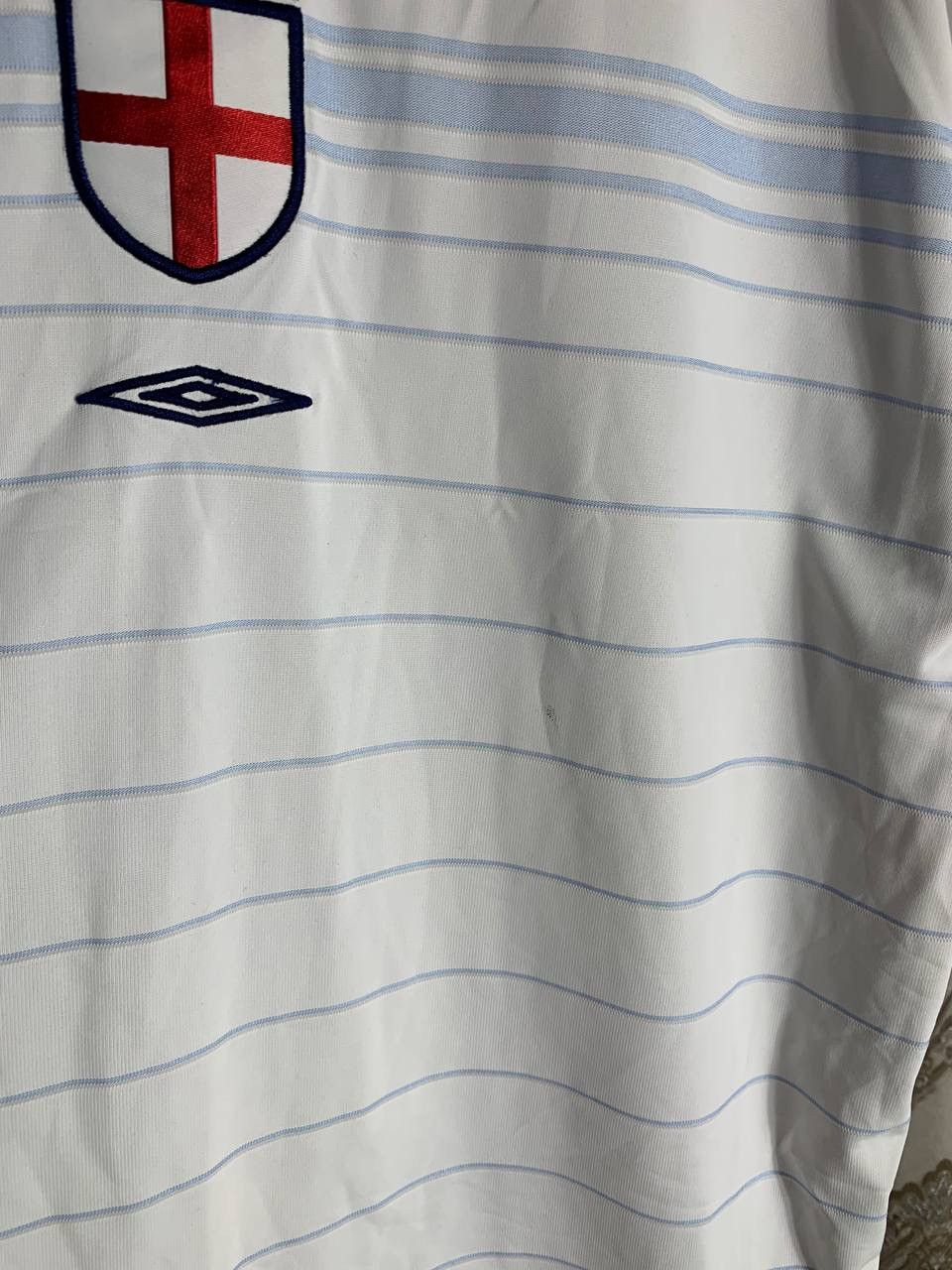 Umbro × Vintage VERY RARE UMBRO ENGLAND RETRO SOCCER JERSEY BLOKECORE Y2K Size US XL / EU 56 / 4 - 5 Thumbnail