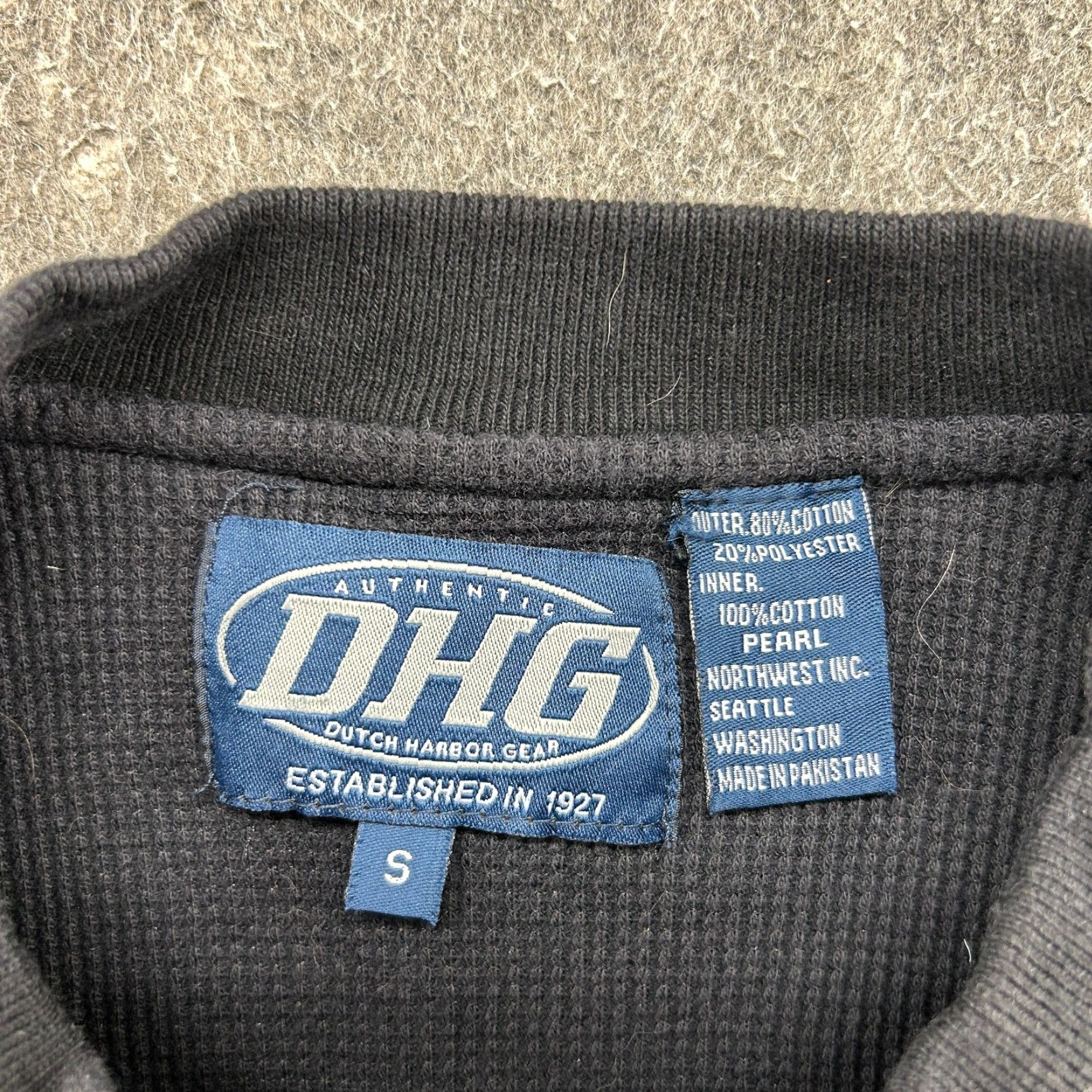 Doublet VINTAGE DHG Sweatshirt Mens Small Black 1/2 Zip Crew Neck Fleece Cotton 90s Pullover Heavyweight Thermal Lined-1/2 Zip - Regular Mens Size US S / EU 44-46 / 1 - 4 Thumbnail