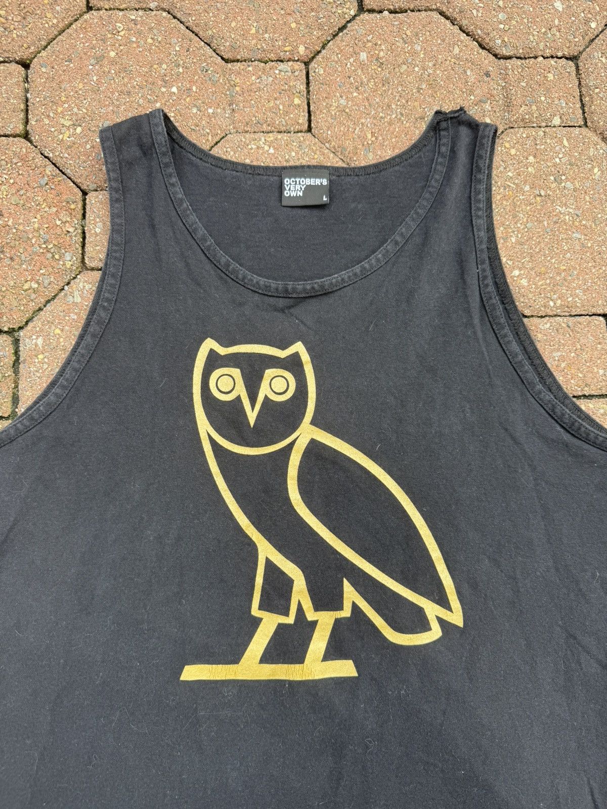 October's Very Own Vintage OVO Tank Top Size Large Gold Owl Y2K Rare VTG Size L Size US L / EU 52-54 / 3 - 2 Thumbnail