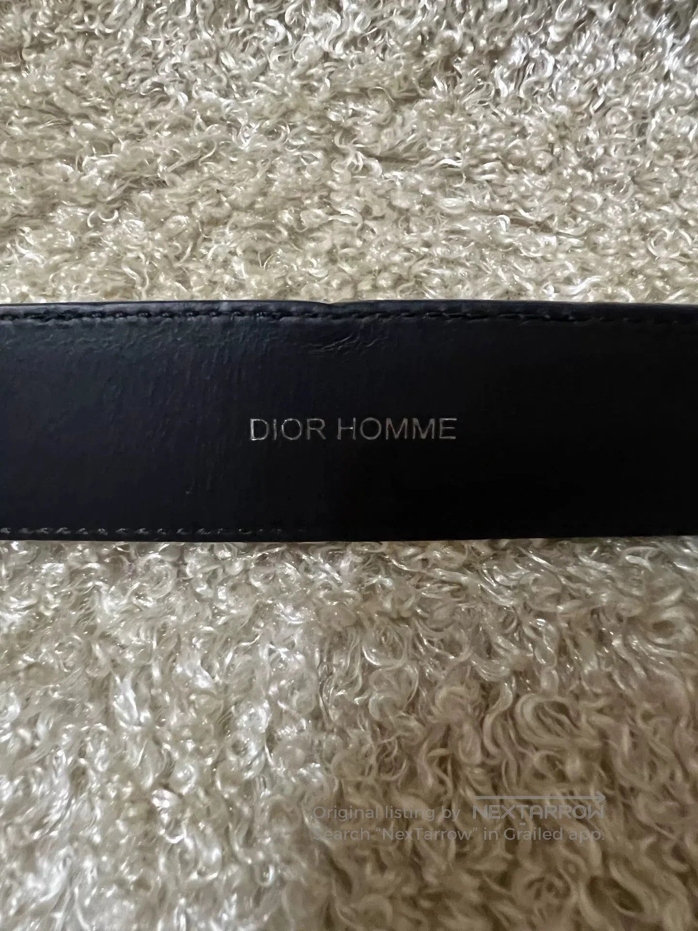 Dior Dior Homme Men's Leather Belt. Size ONE SIZE - 6 Thumbnail