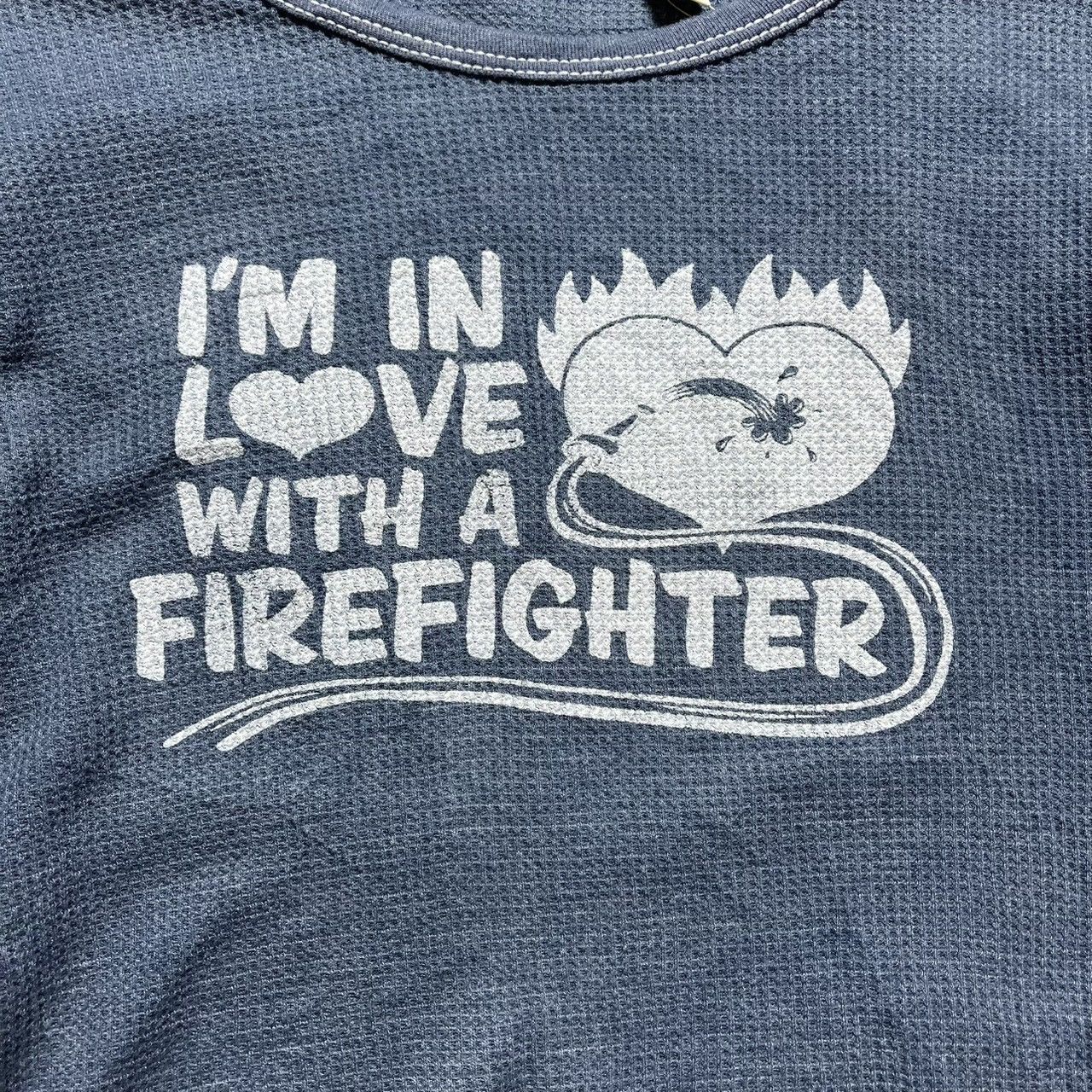 American Eagle Outfitters American Eagle I’m in Love With a Firefighter Sweatshirt Size XL / US 12-14 / IT 48-50 - 4 Thumbnail