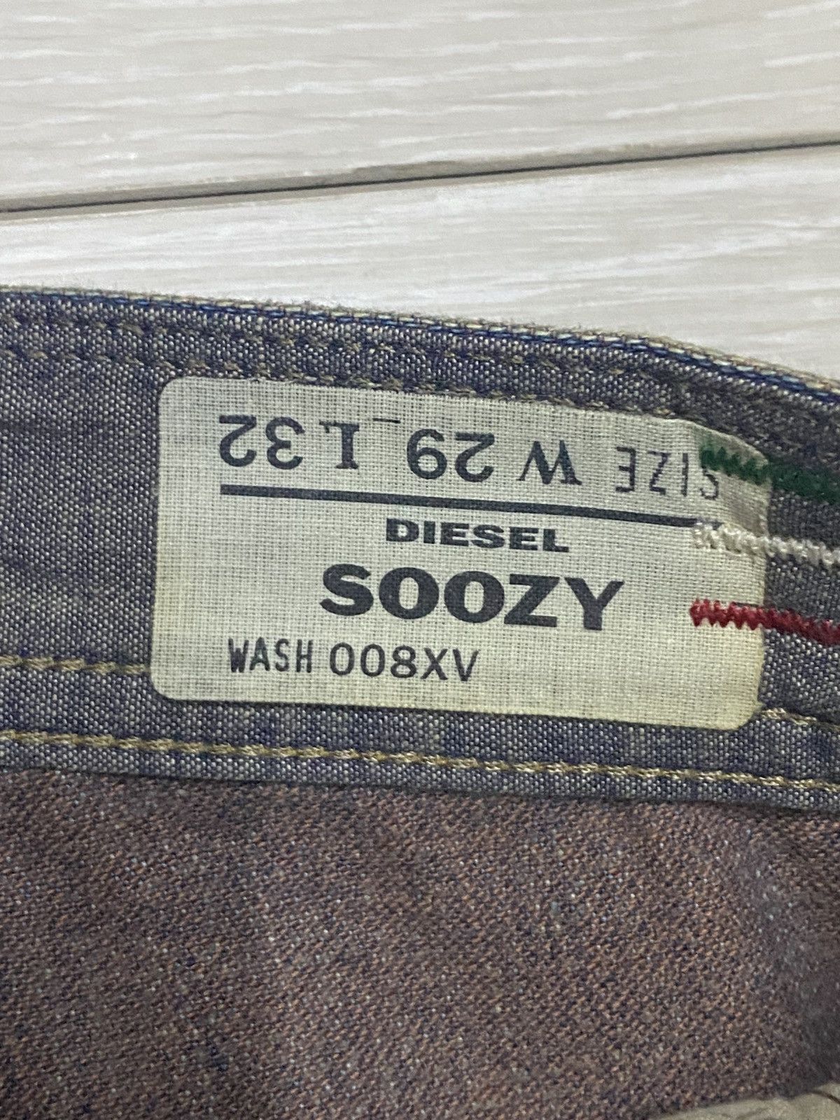 Diesel Vintage Diesel Snoozy Mud wash Distressed Loose Jeans Size US 34 / EU 50 - 18 Thumbnail