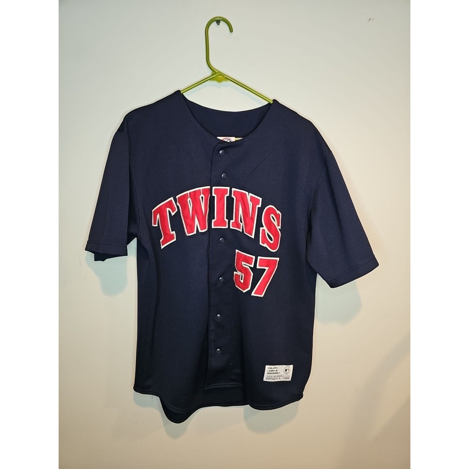MLB True Fan Mens Minnesota Twins Johan Santana #57 MLB Jersey M Size US M / EU 48-50 / 2 - 1 Thumbnail