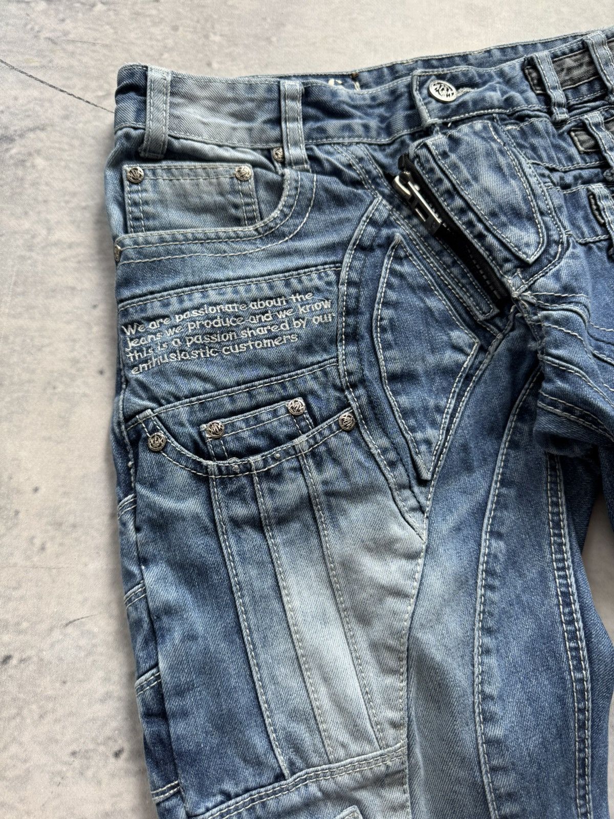 Designer Japrag Multipocket ay2J Drip Denim Japanese Designer Pants Size US 32 / EU 48 - 5 Thumbnail