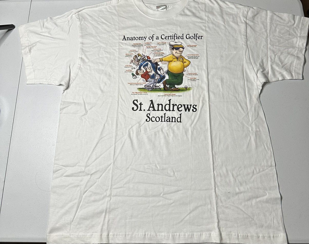 Other Vintage Anatomy Of a Certified Golfer graphic T-shirt Size US XXL / EU 58 / 5 - 2 Thumbnail