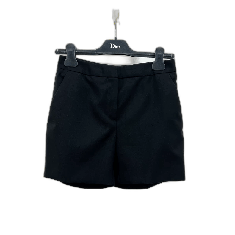 Dior Dior New Dior Black Wool Shorts Size 34-2507 Size 33" - 1 Thumbnail