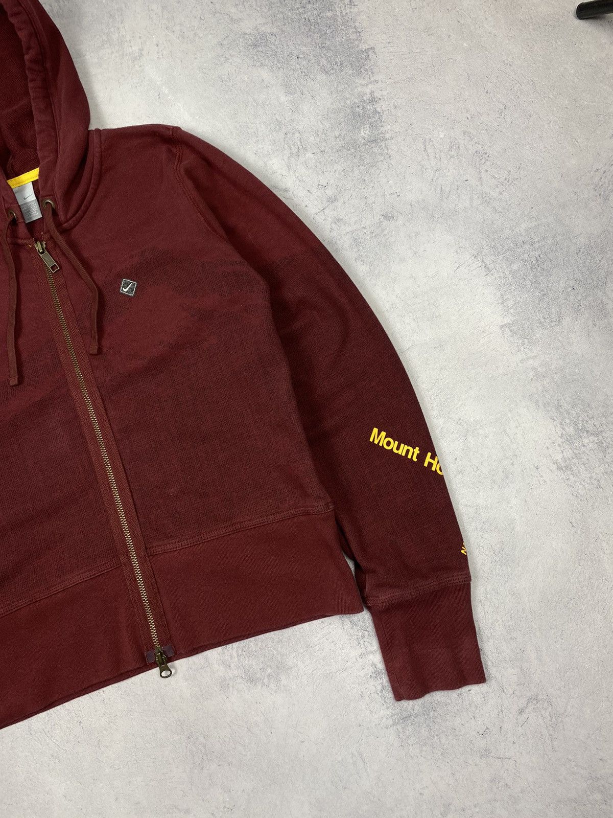 Nike × Vintage Vintage 00s Nike Trail Runners Mount Hood Hoodie Drill Y2K Size L / US 10 / IT 46 - 3 Thumbnail