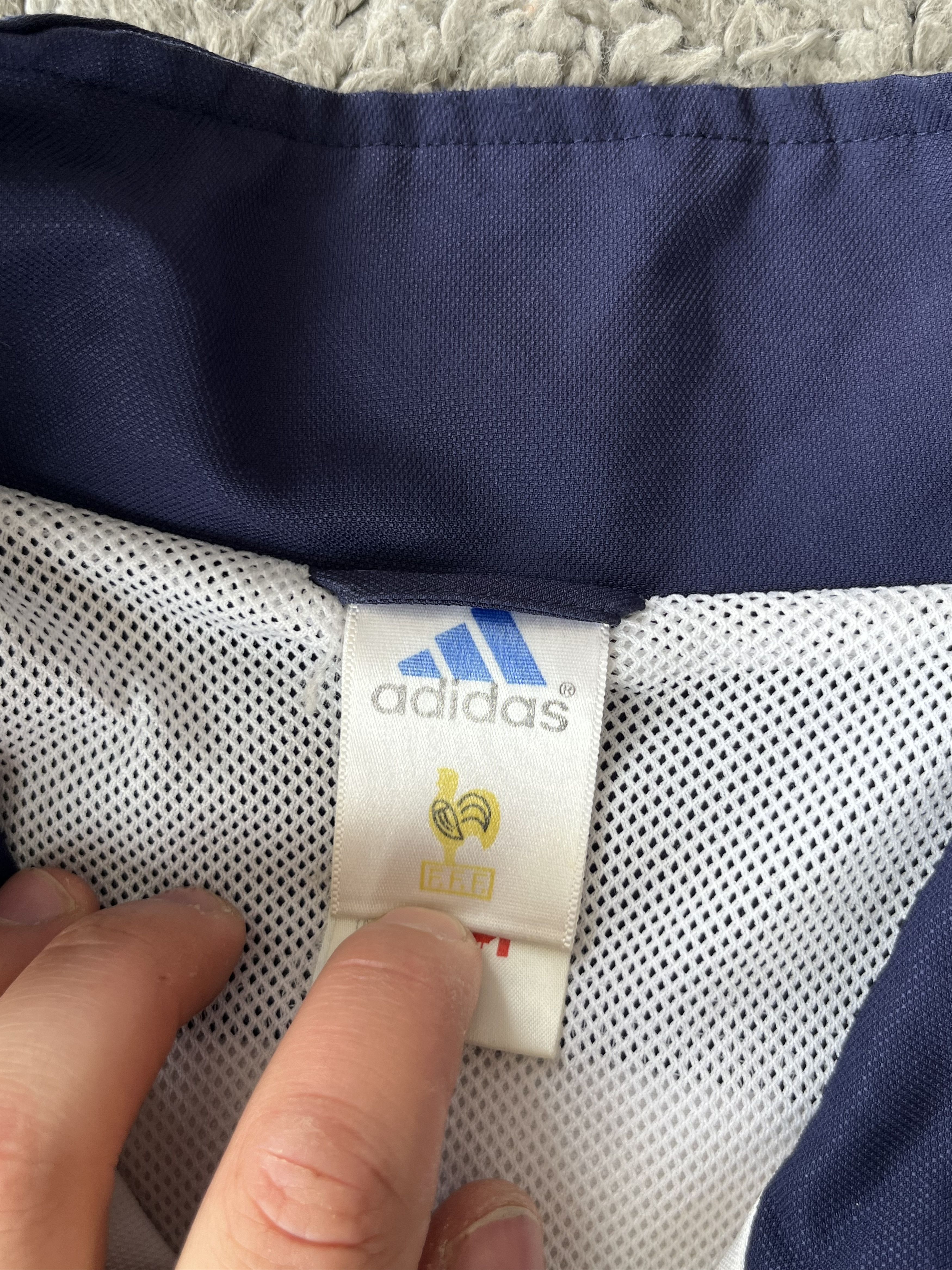 Adidas ADIDAS Vintage 90’s France Football Jacket Soccer Track Top Size US XL / EU 56 / 4 - 8 Thumbnail