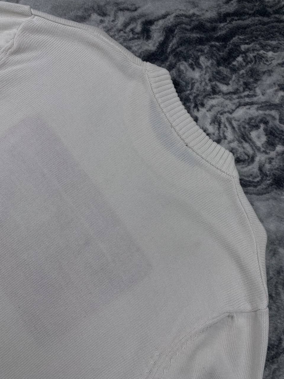 Diesel Diesel Knit Sweater Big Logo Men Size L White Size US L / EU 52-54 / 3 - 10 Thumbnail