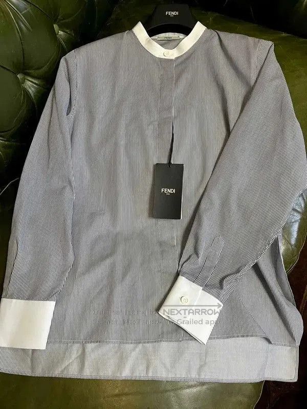 Fendi Gray Cotton Women's Shirt .