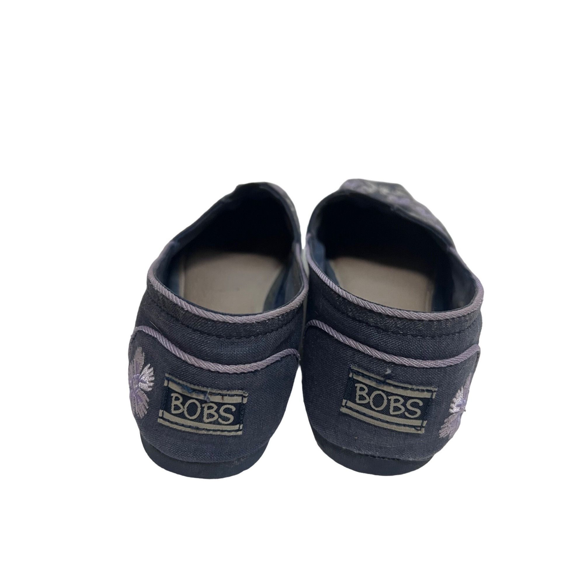 SKECHERS Skechers Bobs Womens Blue Floral Canvas Shoes US 7.5 Slip On Size US 7.5 / IT 37.5 - 9 Thumbnail