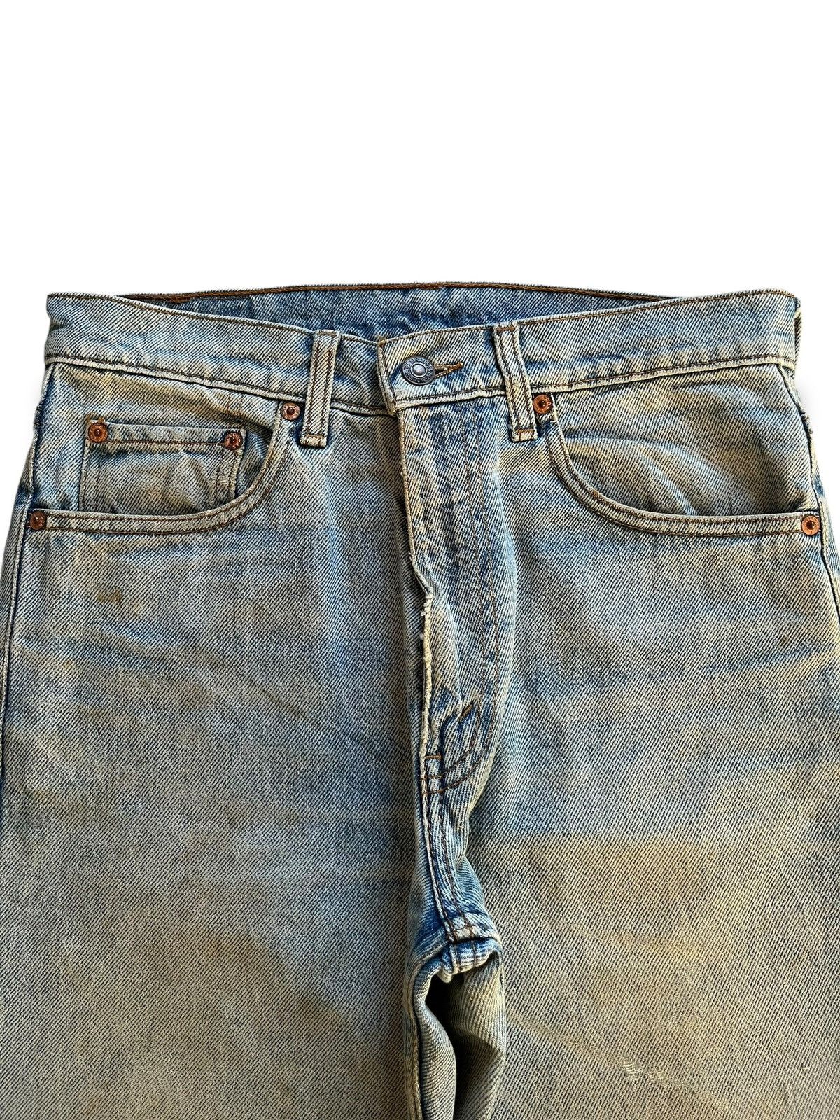 Levi's × Levi's Vintage Clothing Vintage 90s Levis 515 Mud Wash Distressed Loose Jeans Size US 29 - 4 Thumbnail