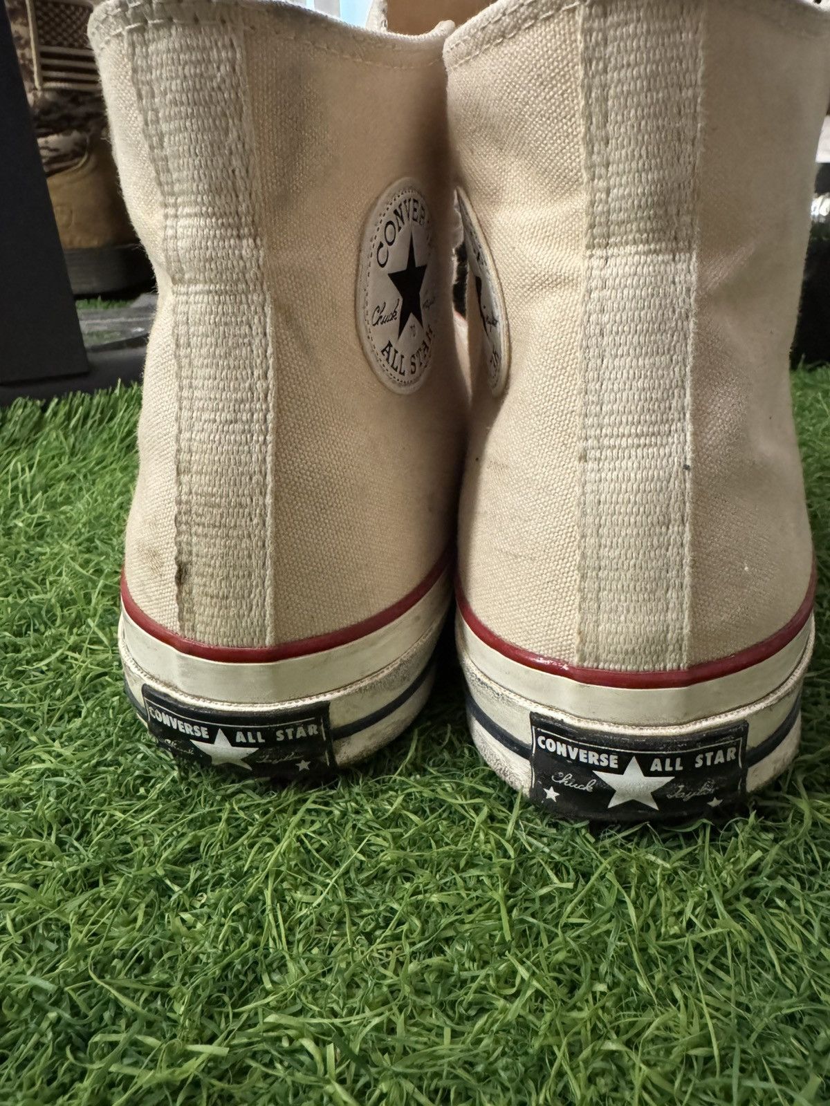 Converse CONVERSE CHUCK 70 HIGH PARCHMENT SNEAKERS Size US 10.5 / EU 43-44 - 6 Thumbnail