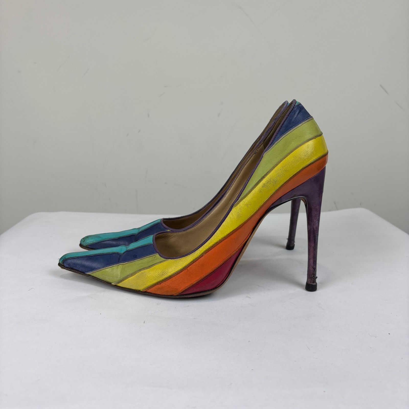 Dolce & Gabbana Dolce & Gabbana Rainbow Pumps High Heels Pointed 39 US 9 Size US 9 / IT 39 - 5 Thumbnail