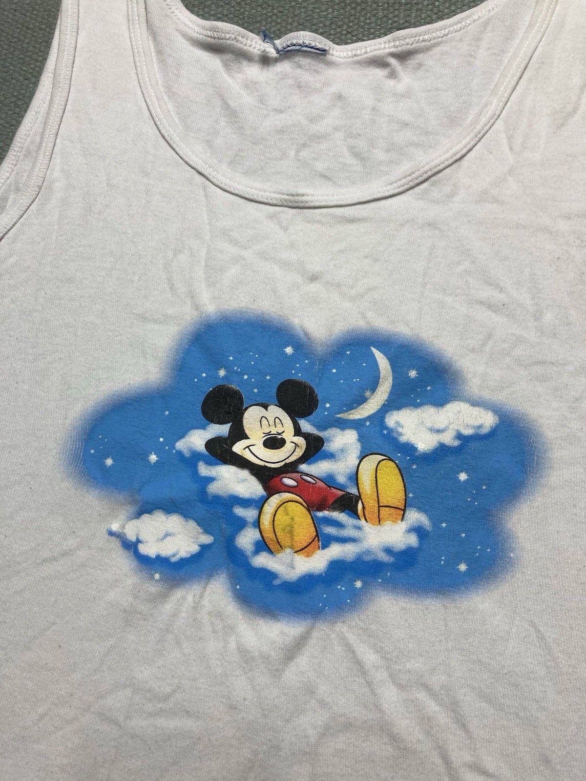 Vintage tank top shirt Mickey Mouse Disney cartoon women’s large? Size L / US 10 / IT 46 - 2 Thumbnail