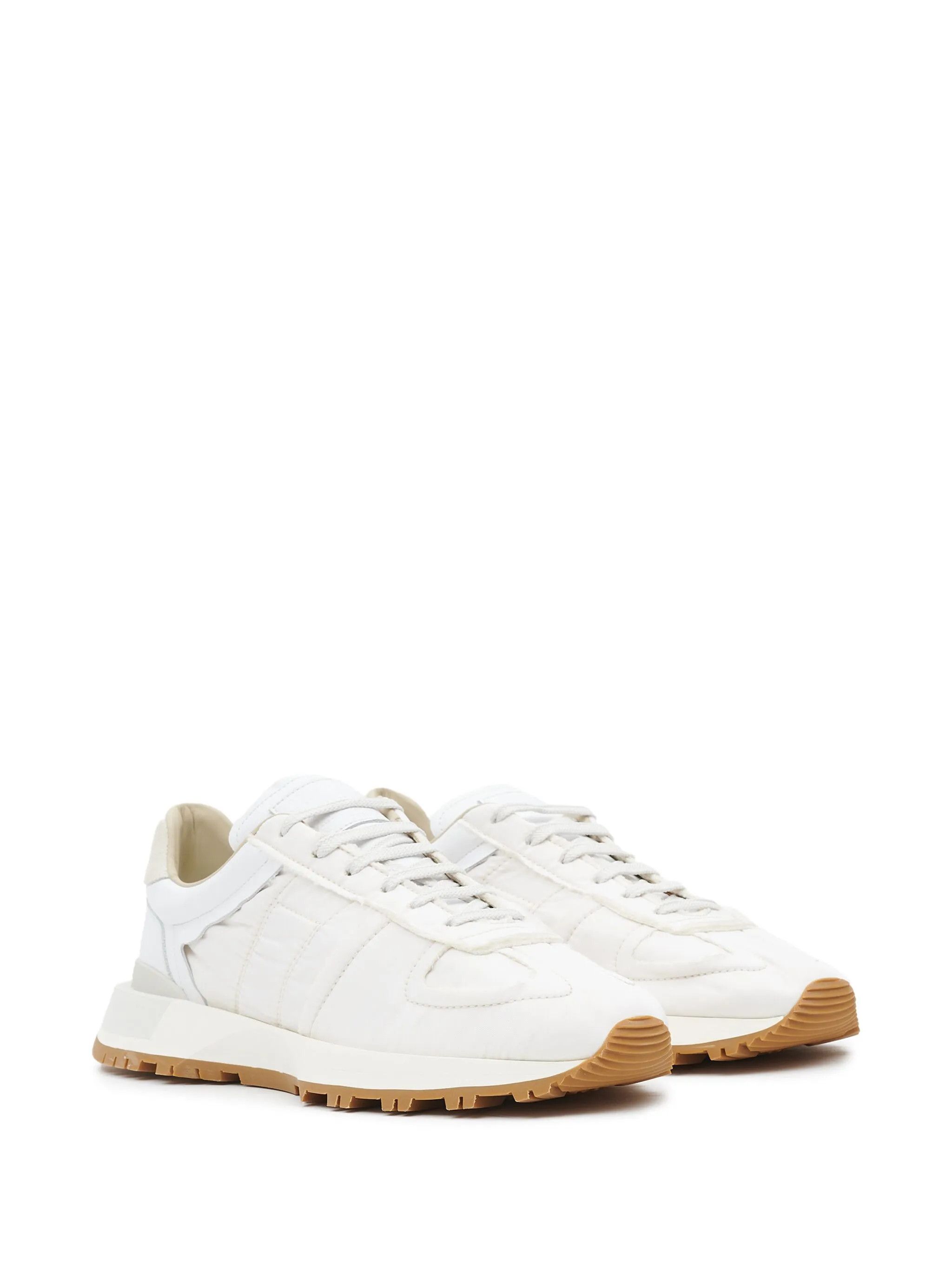 Maison Margiela os11x0326 50-50 Low-Top Sneakers in White Size US 9 / EU 42 - 2 Thumbnail