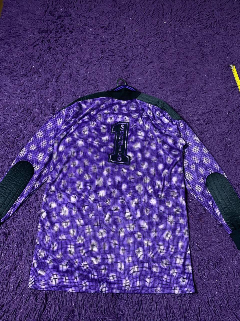 Vintage Y2K Long Sleeve Vintage Abstract Sondico Jersey Size US L / EU 52-54 / 3 - 11 Thumbnail
