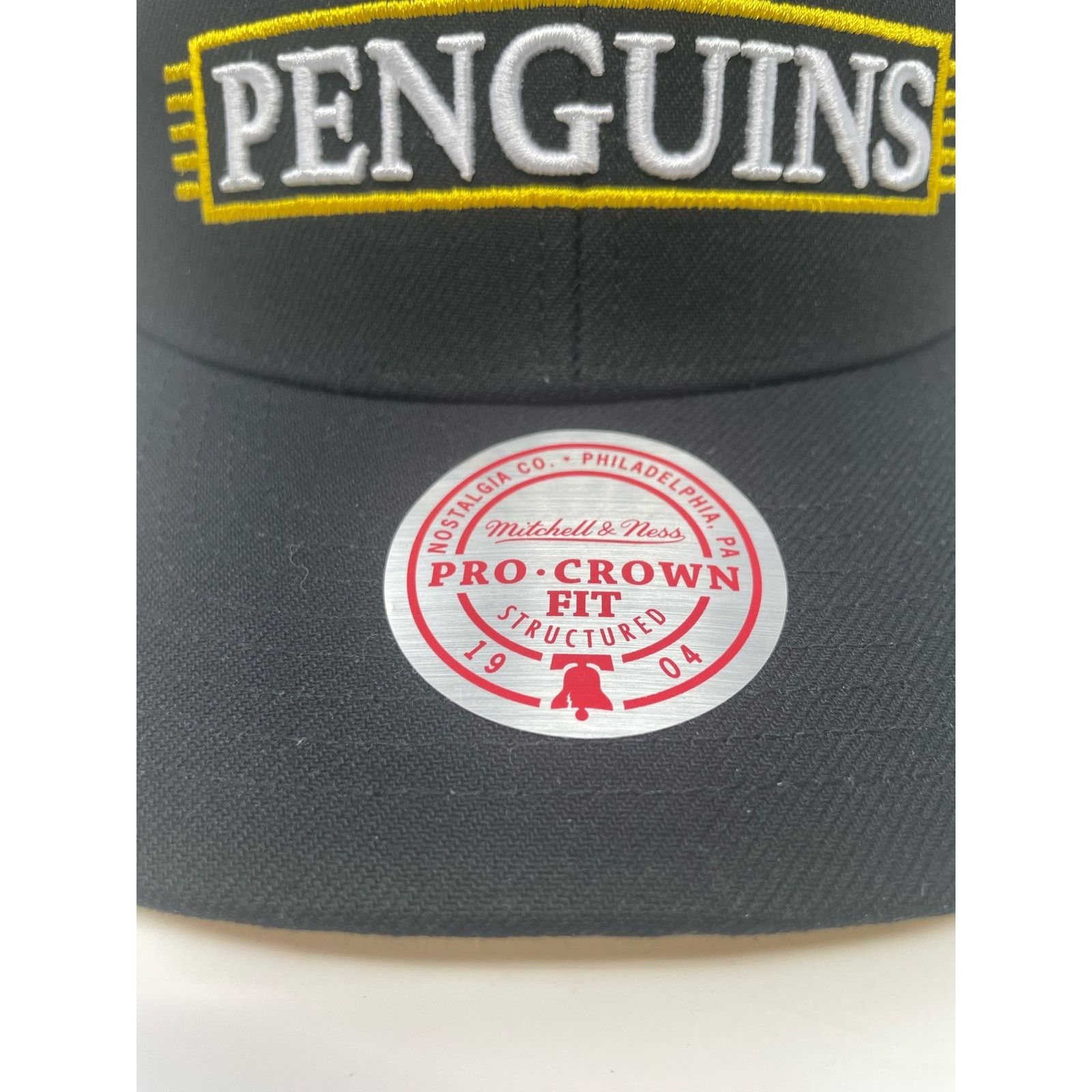47 Brand Pittsburgh Penguins Hat Mitchell & Ness Snapback Side Patch Size ONE SIZE - 4 Thumbnail