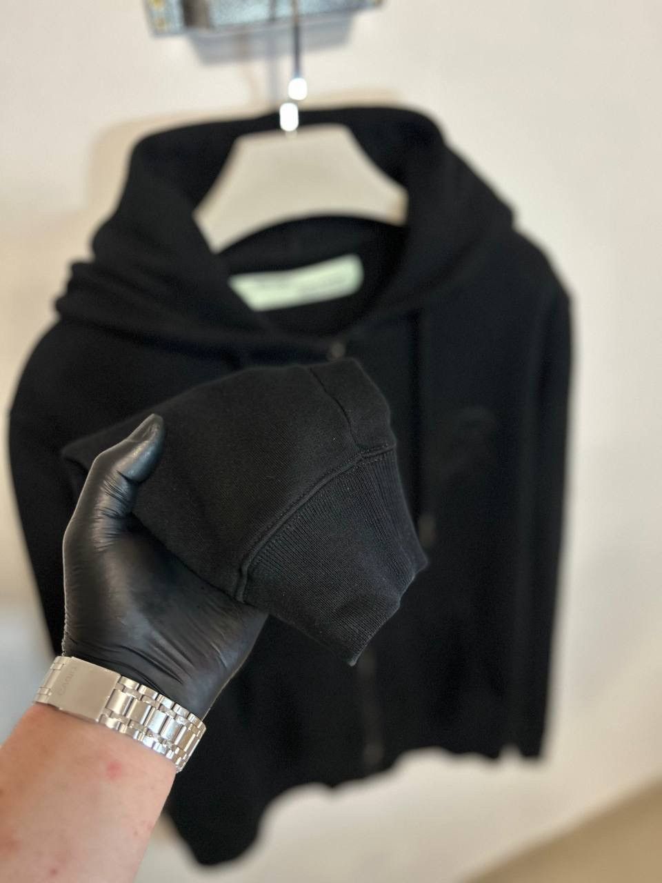 Off-White Off-White Temperature Zip Hoodie Black Size US XL / EU 56 / 4 - 9 Thumbnail