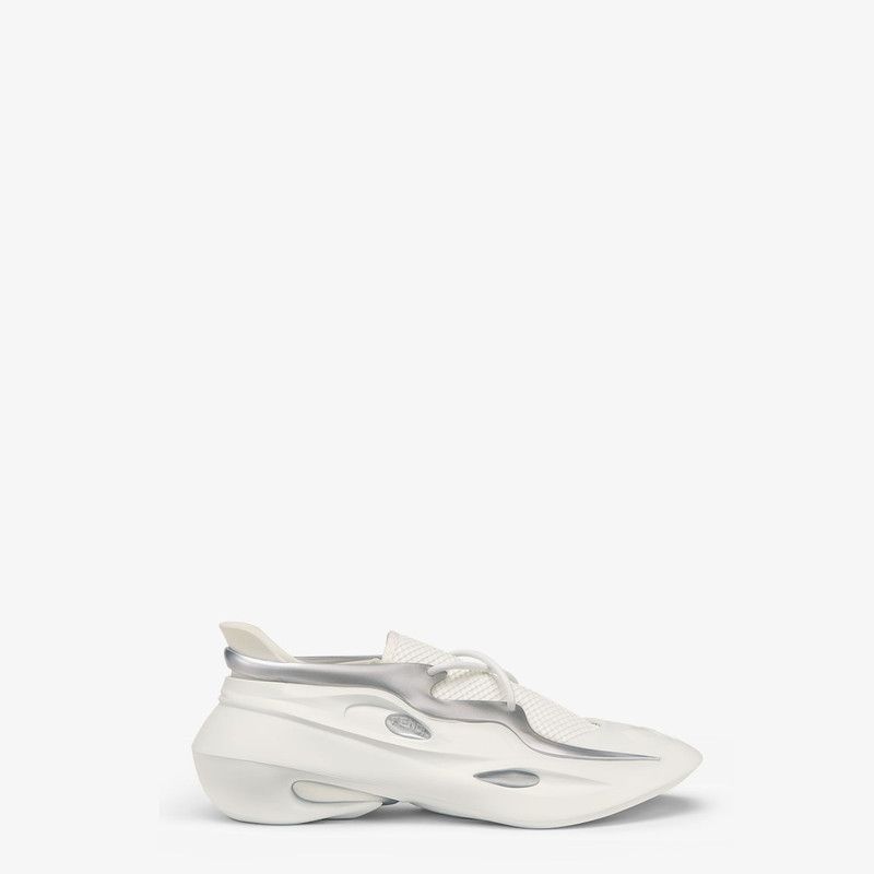 Fendi o1s1wg111225 Fendi Mad Sneakers in White Size US 12 / EU 45 - 1 Thumbnail