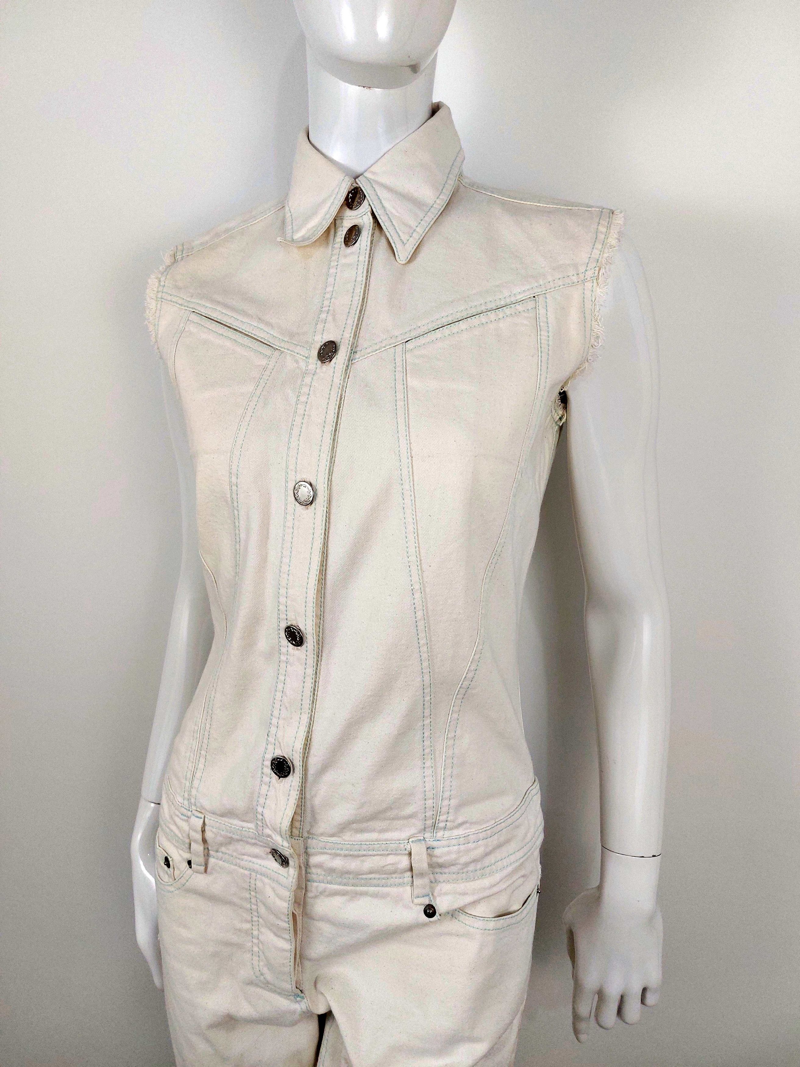 Alexander McQueen Runway Alexander McQueen The Overlook 1999 AW Jumpsuit Size 27" / US 4 / IT 40 - 9 Thumbnail