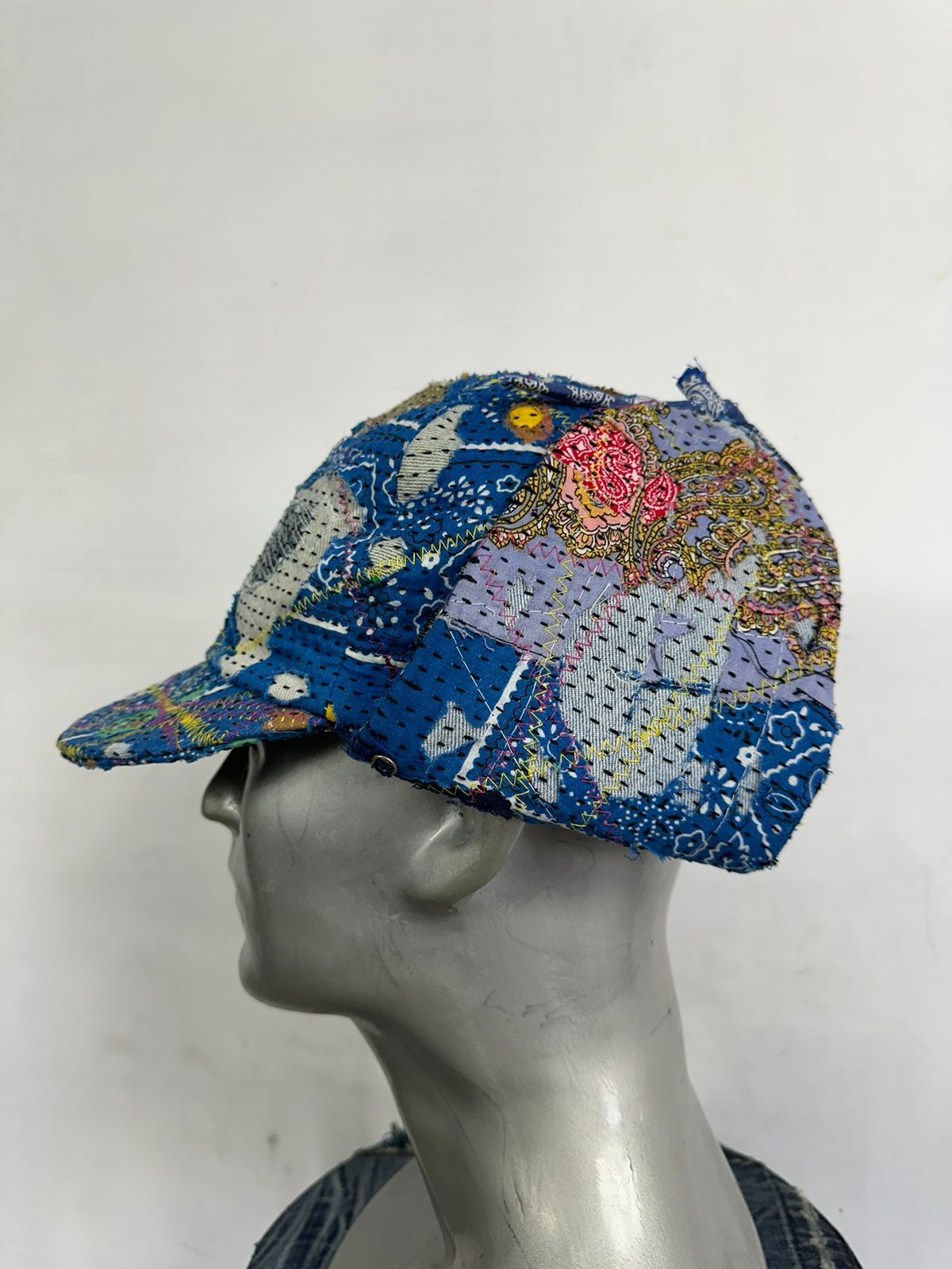 Other Custom Made Distressed Paisley Patchwork hats boro by Ahado Size ONE SIZE - 12 Thumbnail