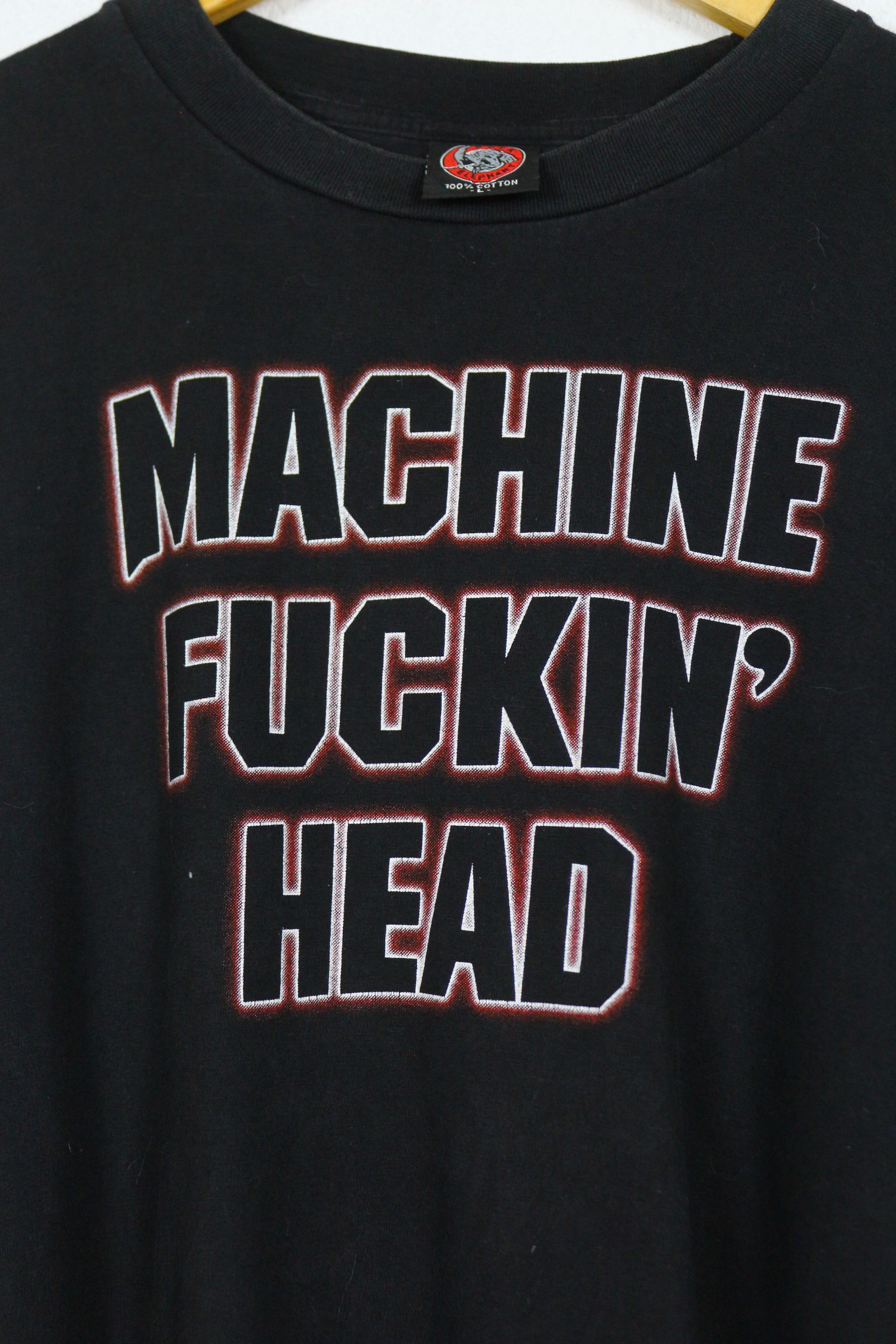 Band Tees Vintage Machine Fucking Head Band Tee T-Shirt Vintage Metal Size US L / EU 52-54 / 3 - 3 Thumbnail