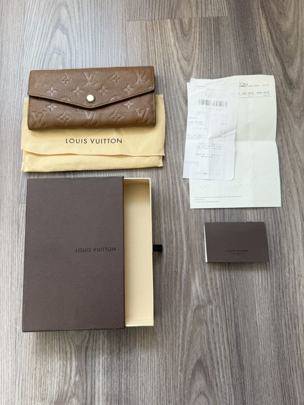Louis Vuitton LV Havana Monogram Leather Empreinte Curieuse Wallet Size ONE SIZE - 3 Thumbnail