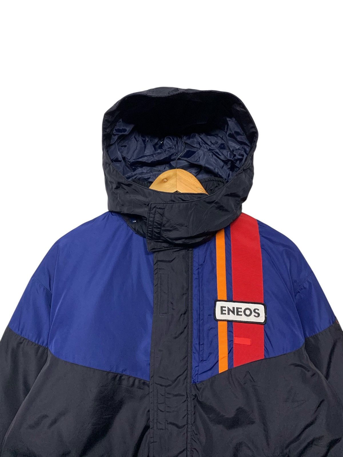 Other Vintage Y2K Eneos "Initial D" Hoodie Zipper Down Windbreaker Size US L / EU 52-54 / 3 - 5 Thumbnail