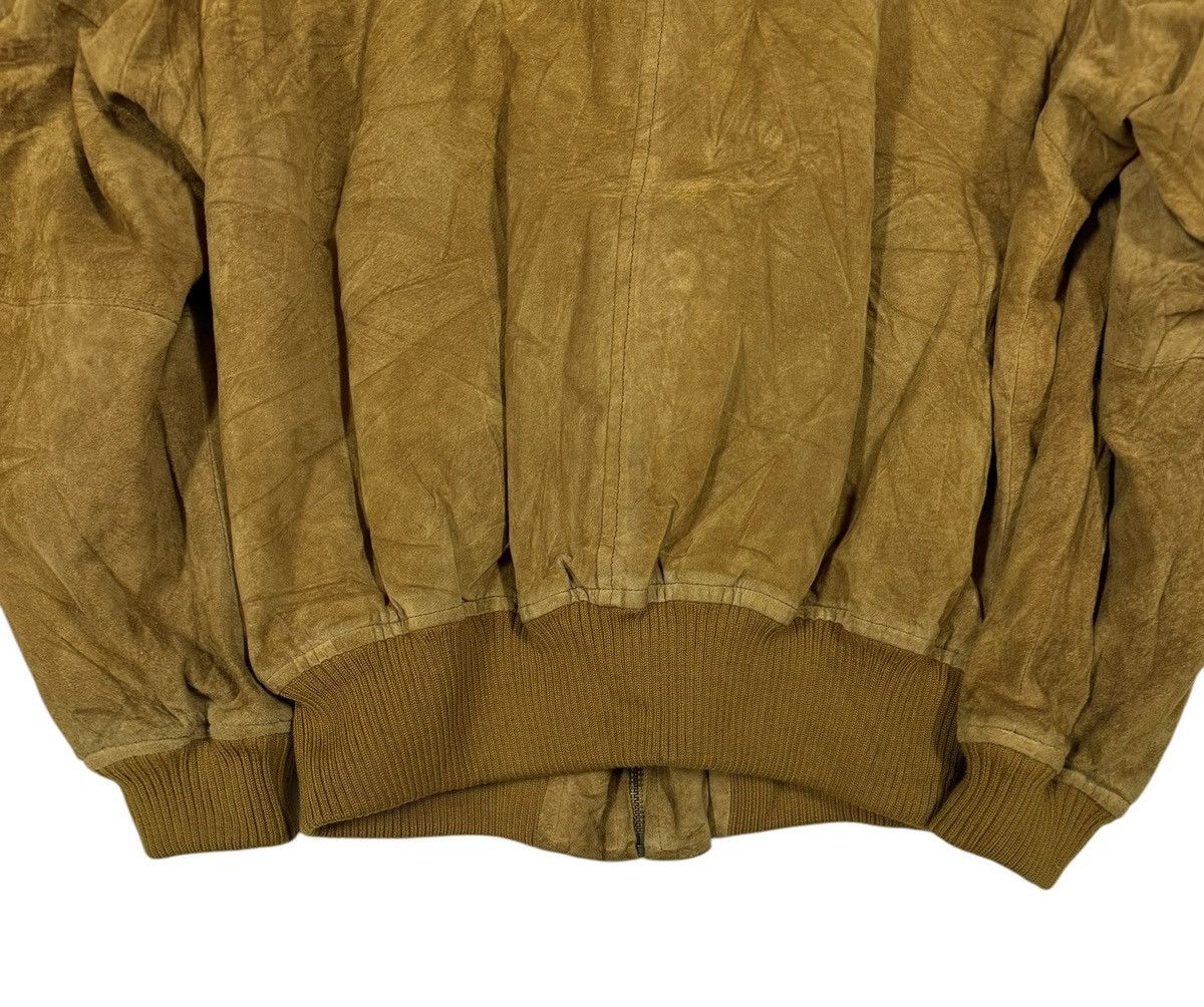Kadoya × Vintage Vtg🔥Dgrace Unlimited Bomber Leather Jacket Size US L / EU 52-54 / 3 - 9 Thumbnail