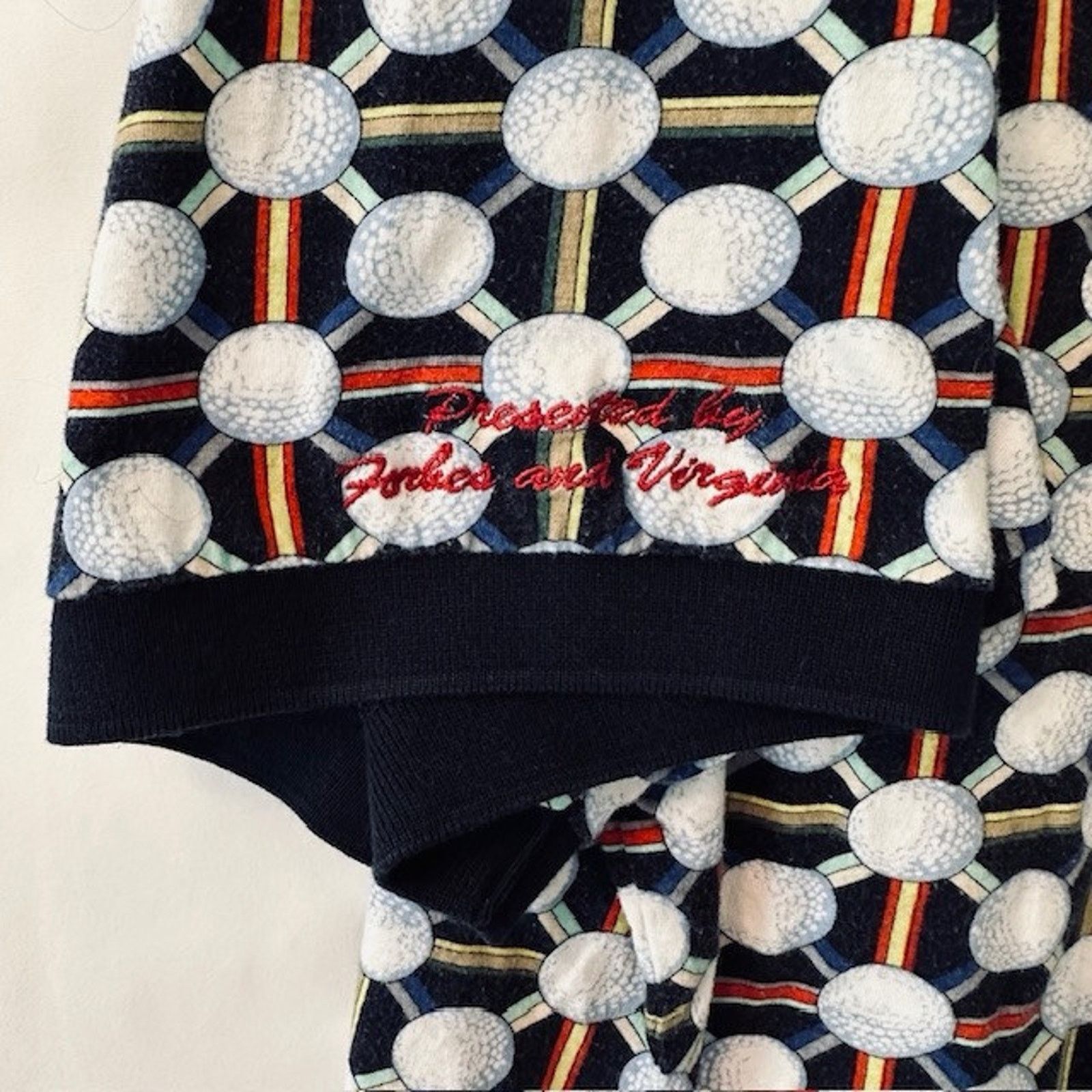 Nicole Miller Nicole Miller Golf Polo Shirt 2XL Navy Blue Golf Ball Design Size US XXL / EU 58 / 5 - 5 Thumbnail