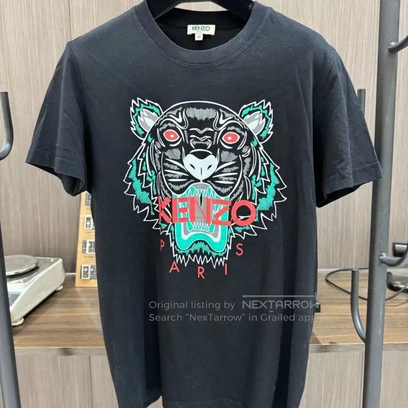 Kenzo KENZO Black Cotton Short Sleeve T-Shirt . Size M / US 6-8 / IT 42-44 - 1 Thumbnail
