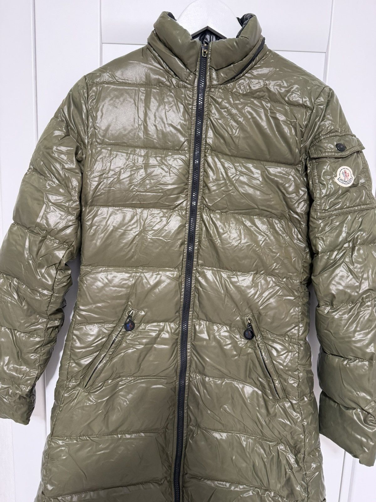 Moncler Moncler Moka Down Jacket Parka Women Size 2 Khaki Size M / US 6-8 / IT 42-44 - 3 Thumbnail