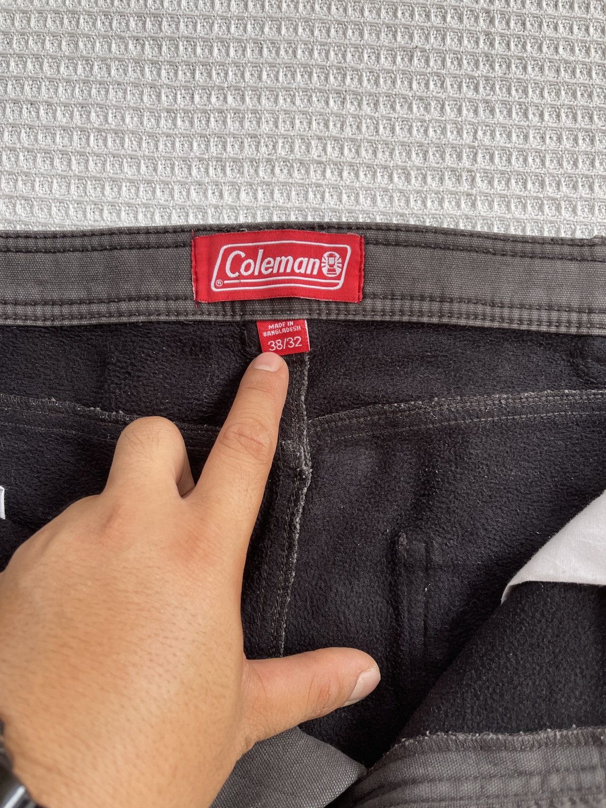 Coleman Rare🔥Vintage COLEMAN Painted Carpenter Pants Size US 39 - 9 Thumbnail