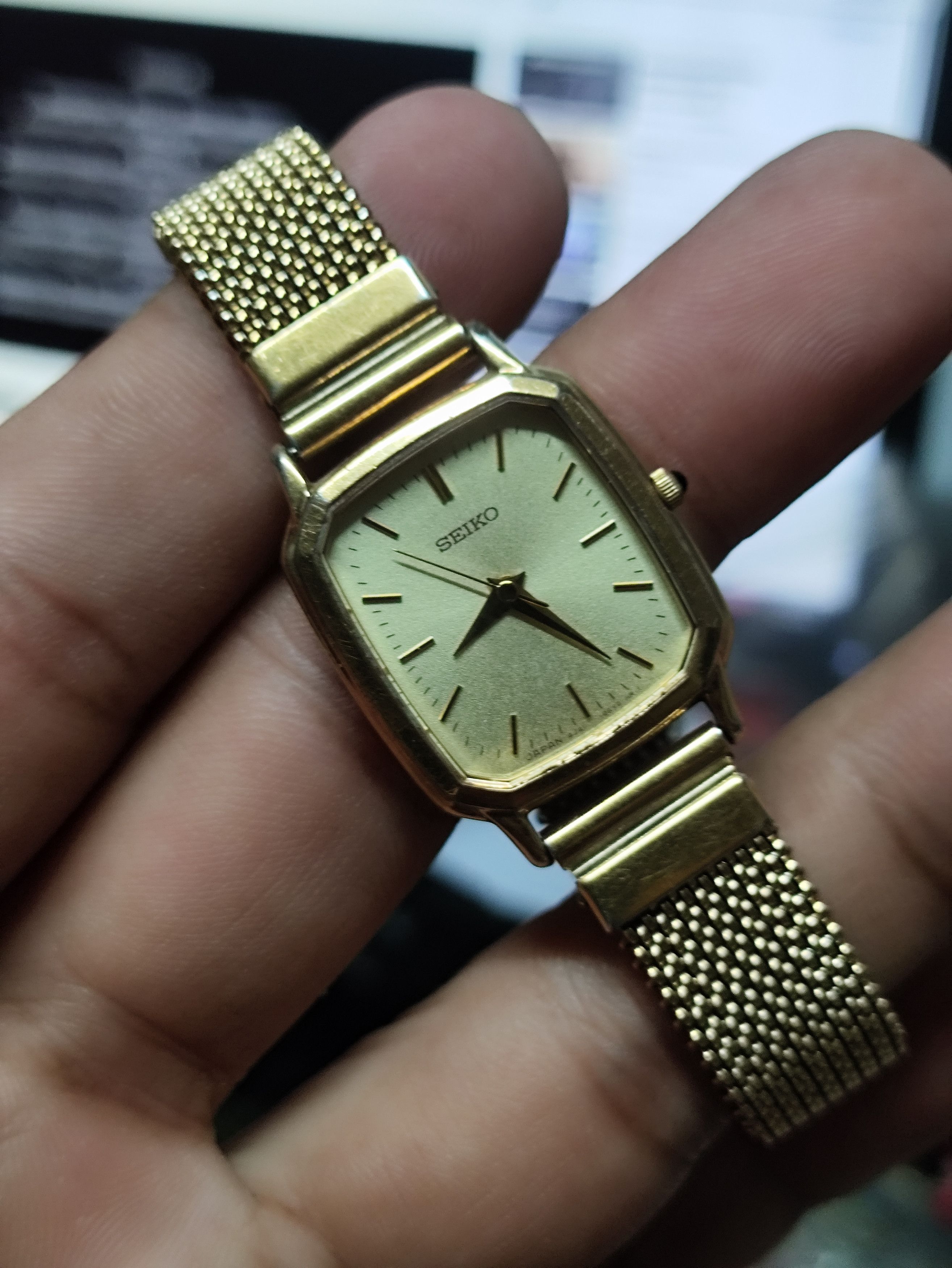 Japanese Brand Vintage Seiko TANKER Ladies Luxury Watch Made in Japan Size ONE SIZE - 2 Thumbnail
