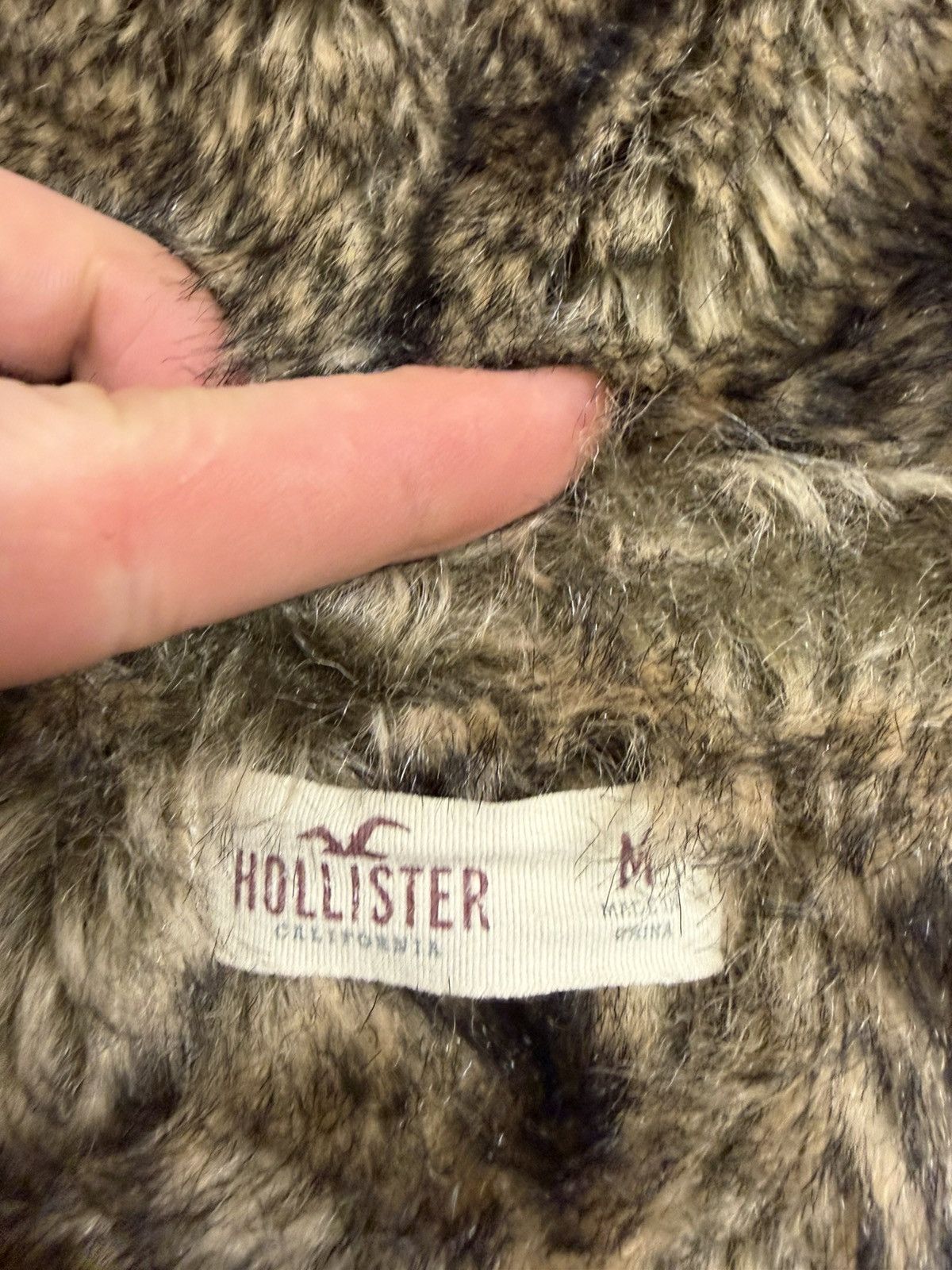 Hollister Streetwear Hollister Fur Y2K Streetwear Zip Hoodie Size M / US 6-8 / IT 42-44 - 9 Thumbnail
