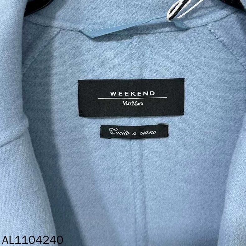 Max Mara Max Mara Light blue wool coat Size S / US 4 / IT 40 - 4 Thumbnail