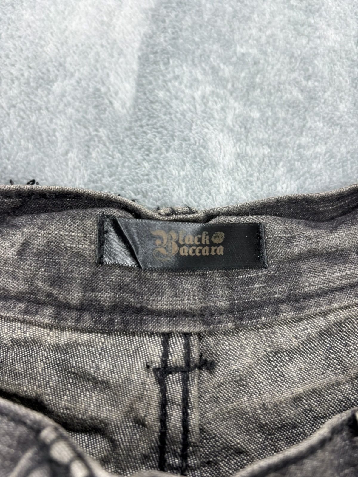 14th Addiction Black Baccara Flared Bondage Pants. S0258 Size US 29 - 7 Thumbnail