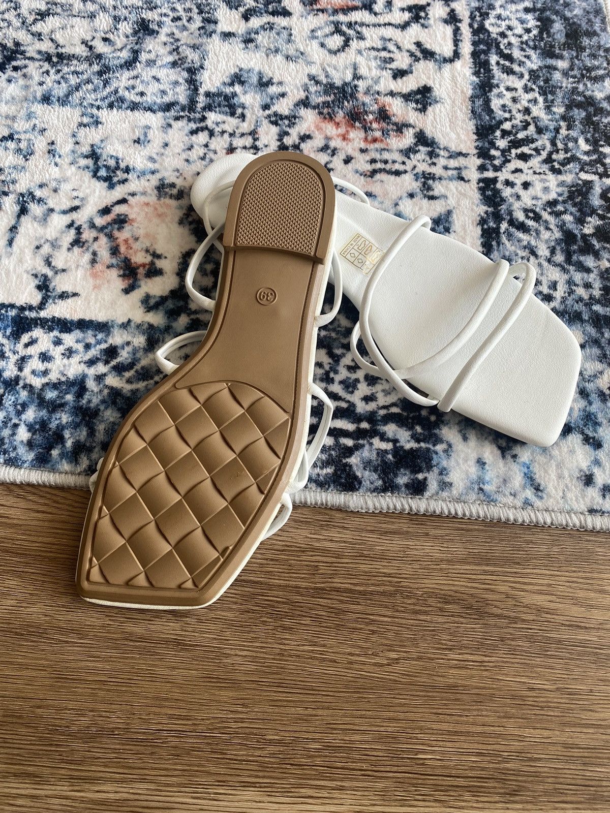 Other F-Hongxy Cream Square Toe Slingba Sandals Womens Size 39 NEW Size US 8 / IT 38 - 5 Thumbnail