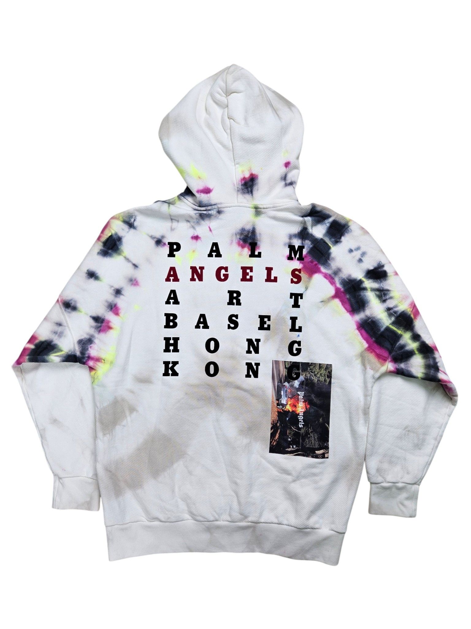 Palm Angels Palm Angels "ART BASEL HONG KONG" Tie-dye Hoodie Size US M / EU 48-50 / 2 - 2 Thumbnail