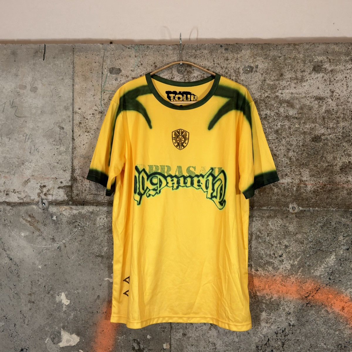 Travis Scott Brazil 🇧🇷 tour soccer jersey Size US S / EU 44-46 / 1 - 1 Thumbnail