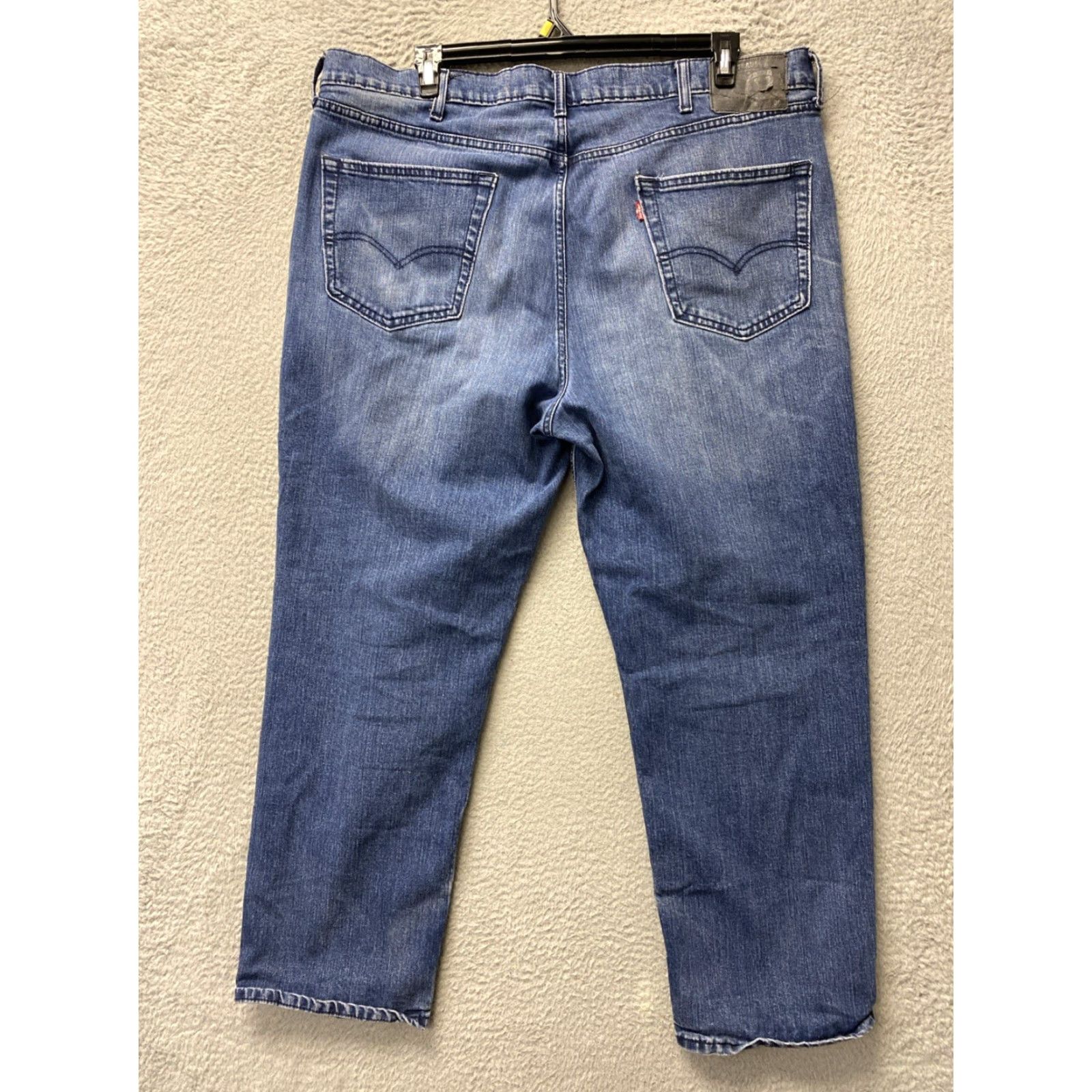 Denime VINTAGE Levi Strauss 550 Denim Jeans Men 42x30 Straight Big & Tall Blue Comfort Jeans Mens 42x30 Size US 42 / EU 58 - 7 Thumbnail