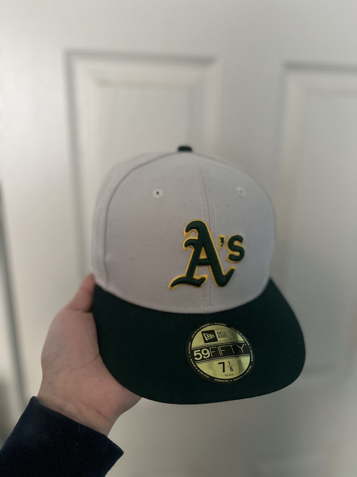 New Era Oakland A’s Fitted Hat New Era Size 30 - 1 Thumbnail