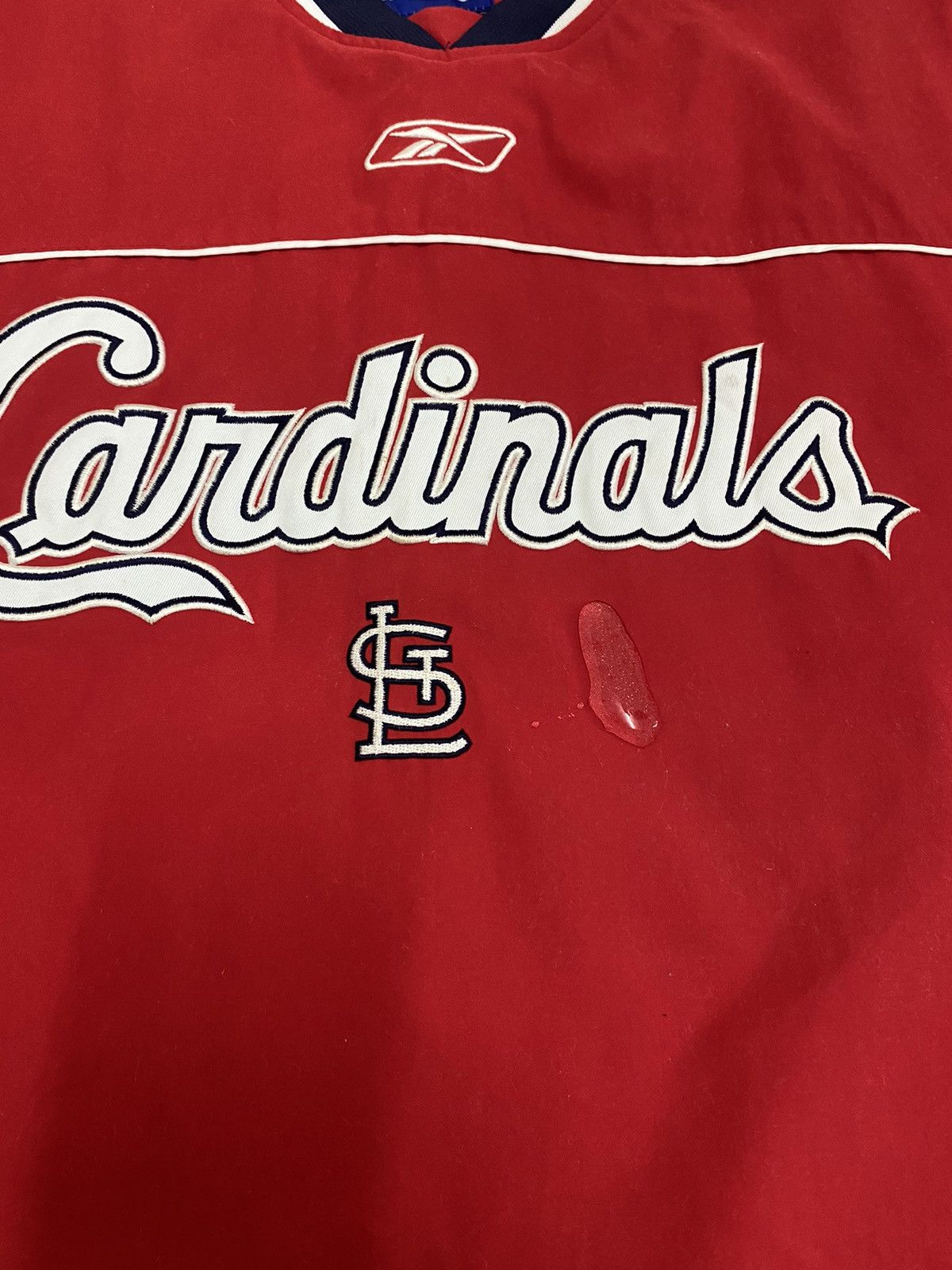 MLB × Reebok (M) ST LOUIS CARDINALS POLYESTER JERSEY LONG SLEEVE Size US M / EU 48-50 / 2 - 16 Thumbnail