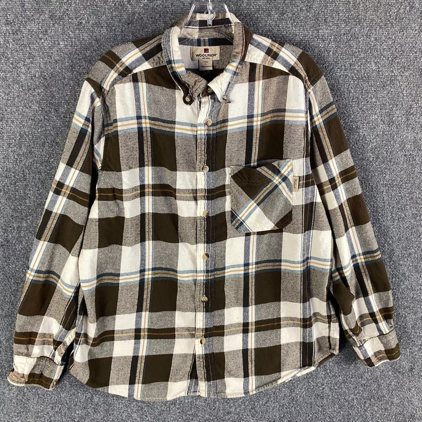Other Woolrich Flannel Shirt Men's Large Button Down Plaid Size US L / EU 52-54 / 3 - 1 Thumbnail