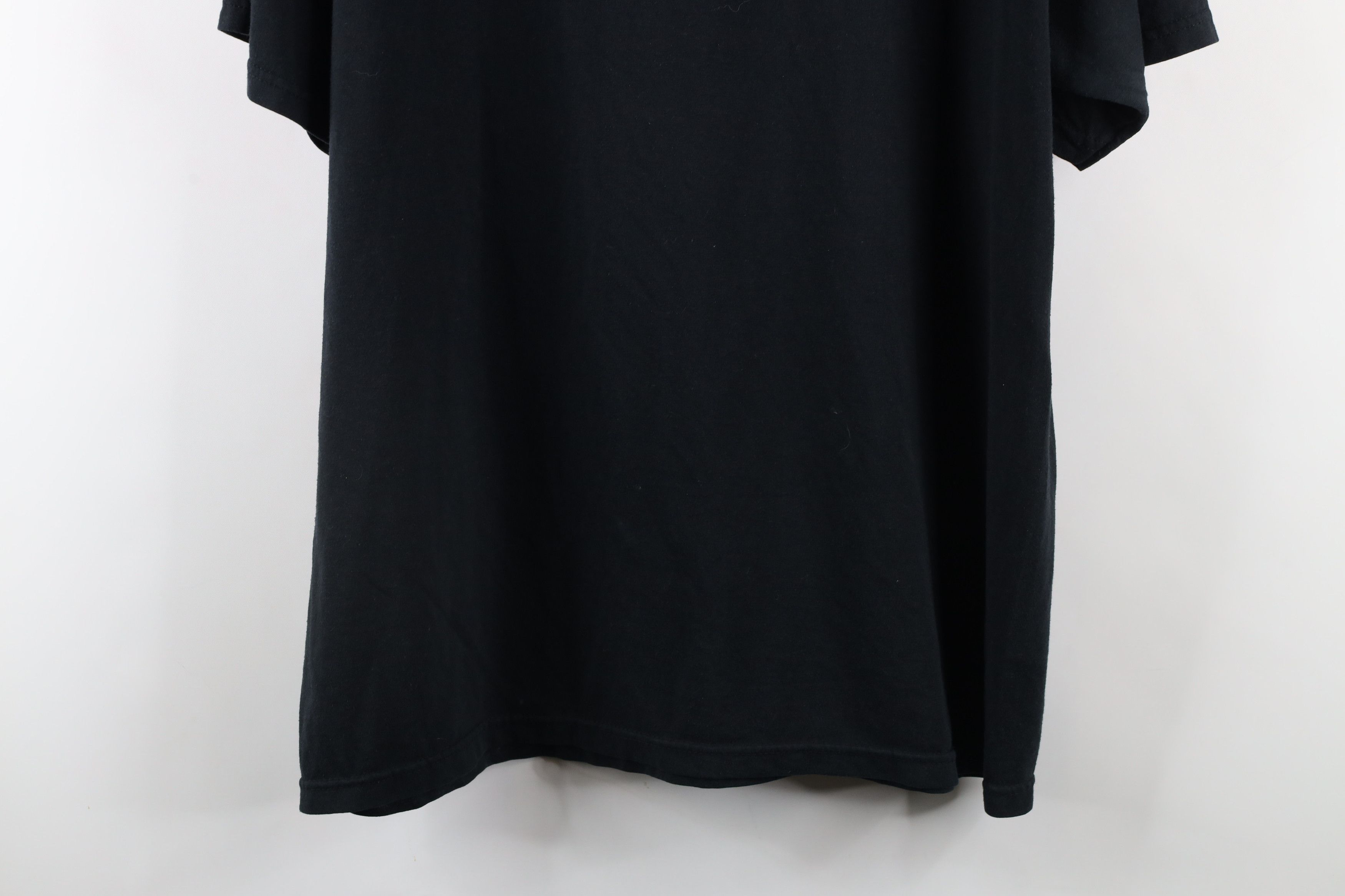 Vintage Vintage 90s Streetwear Blank Heavyweight T-Shirt Black Size US XL / EU 56 / 4 - 11 Thumbnail