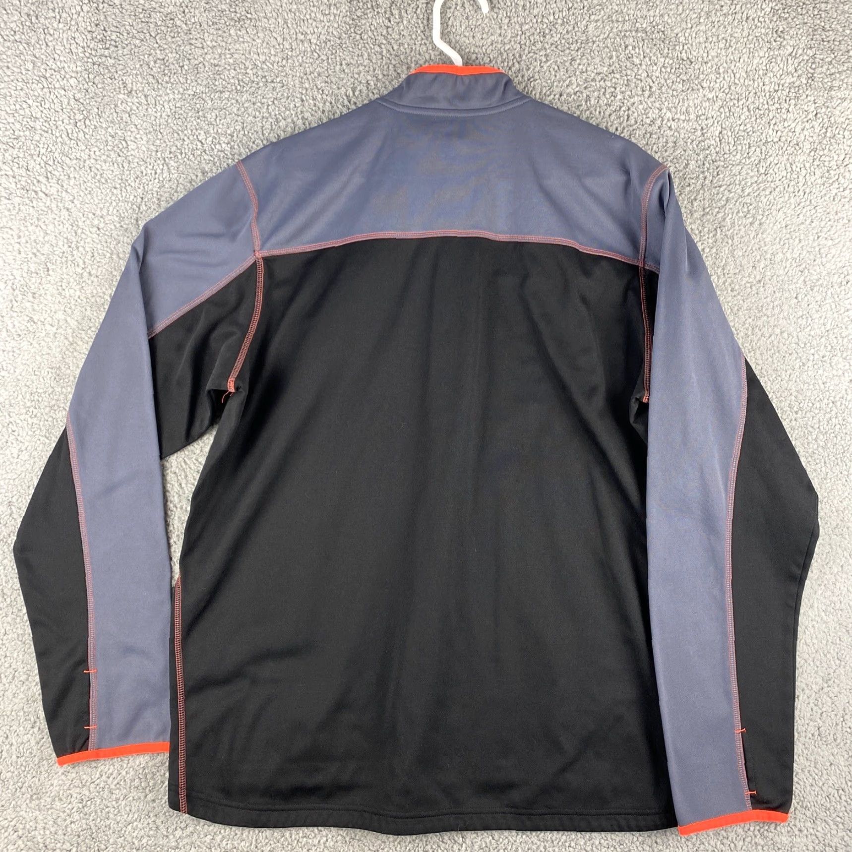Adidas Adidas Pullover Jacket Adult XL Black Gray Long Sleeve 1/4 Zip Light Mens /44-3 Size US XL / EU 56 / 4 - 7 Thumbnail